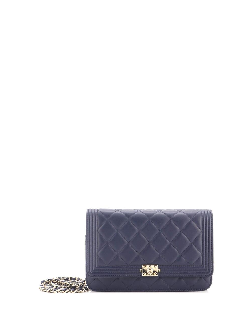 Chanel Boy Wallet On Chain Quilted #350921C33B